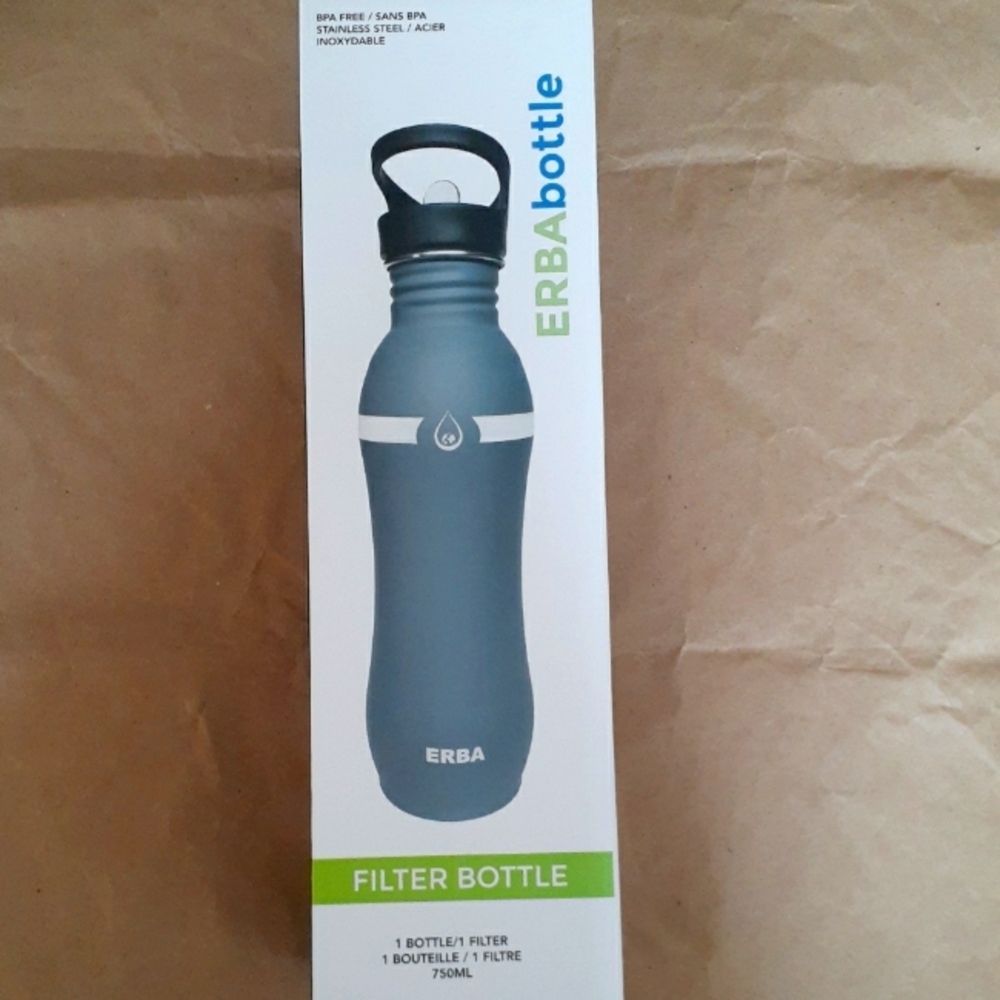 ERBA Filter BPA free Stainless Steel Water bottle